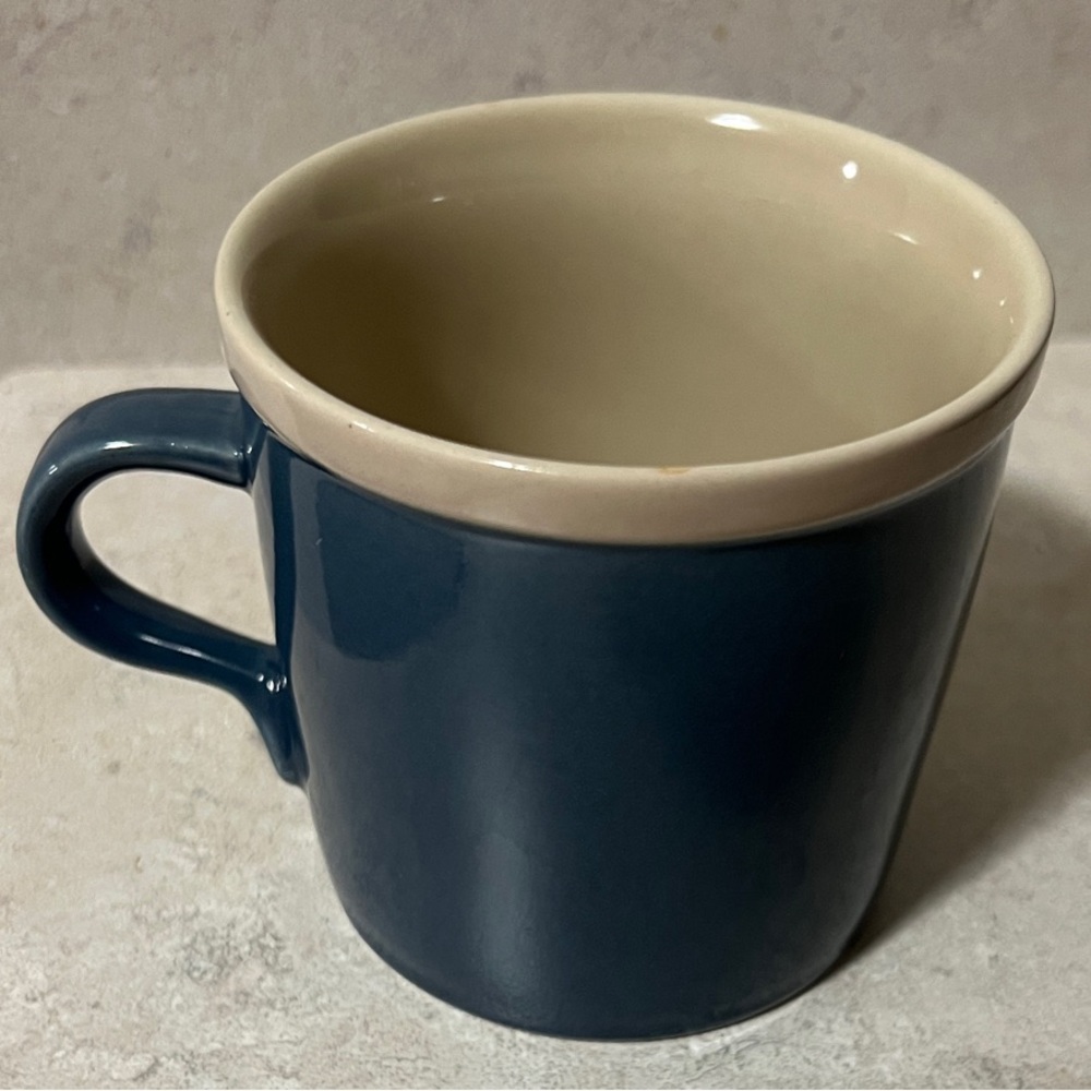 Mikasa Blue and Cream Mug